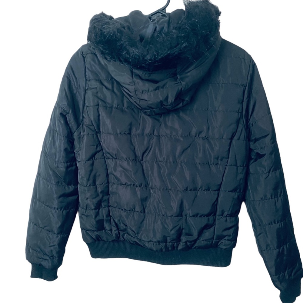 JouJou women’s faux fur lined hooded down jacket - Picture 14 of 16